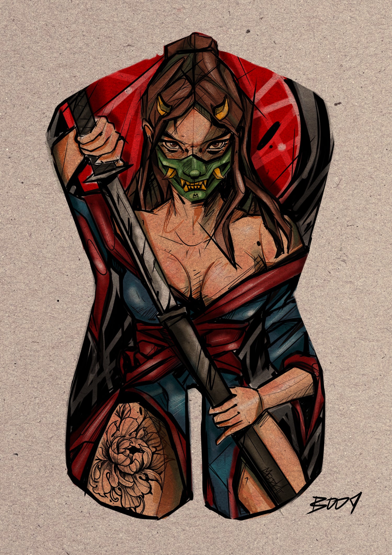 Backpiece b009